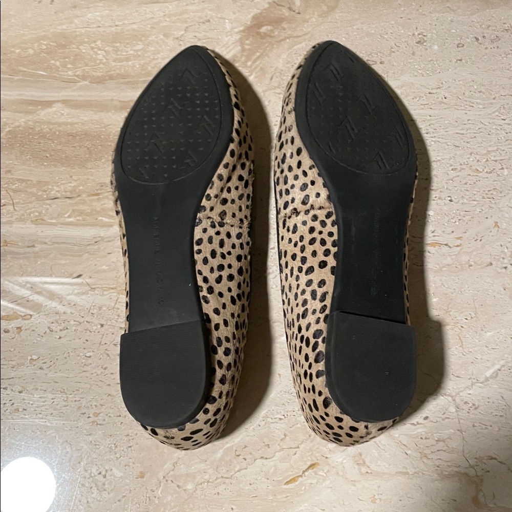 Adrienne Vittadini Leopard Print Cow
Hair Leather Women’s Flats - Picture 7 of 7